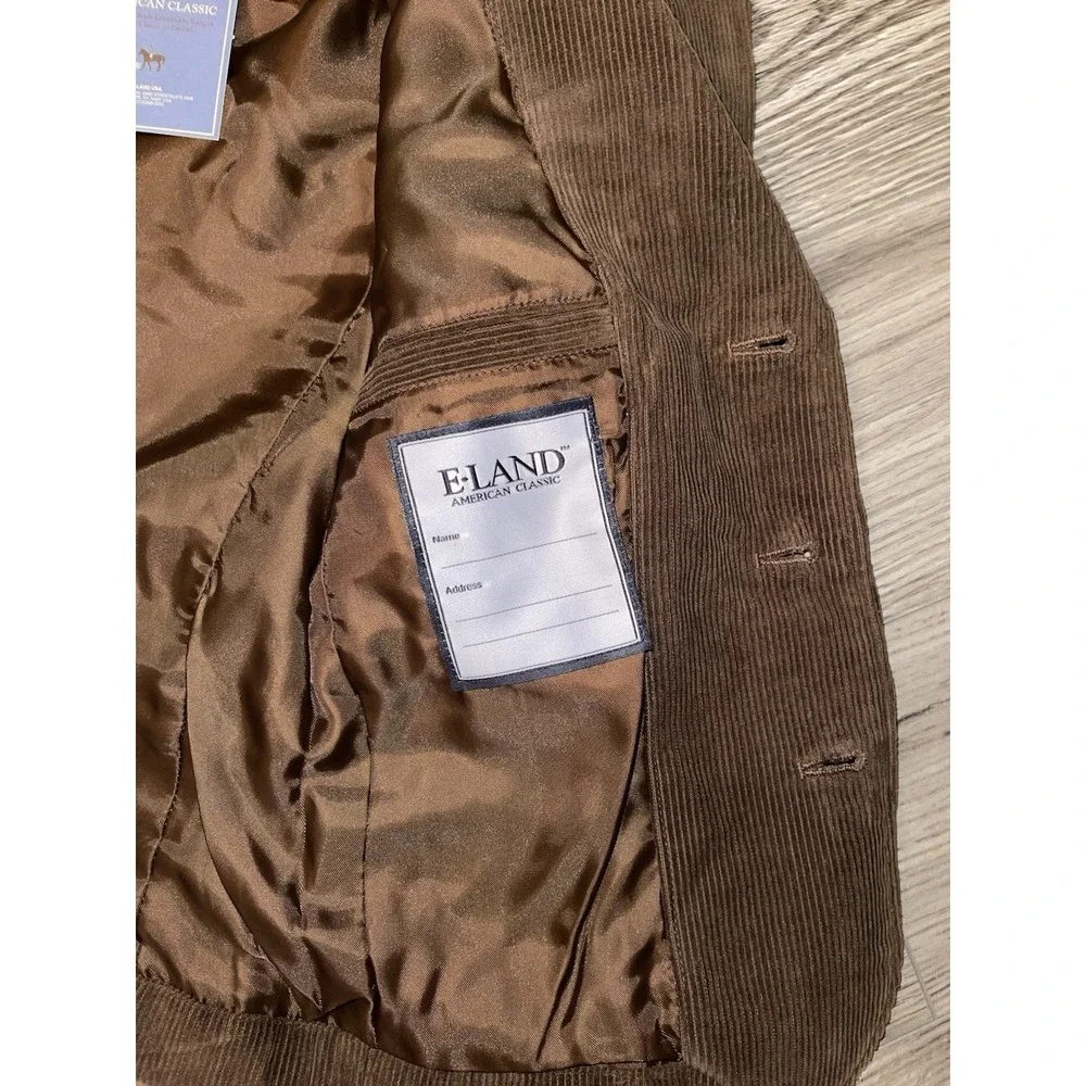 Vintage E-Land American Classic Boys Corduroy Blazer‎ Size 4
